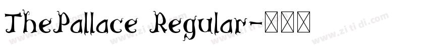 ThePallace Regular字体转换
